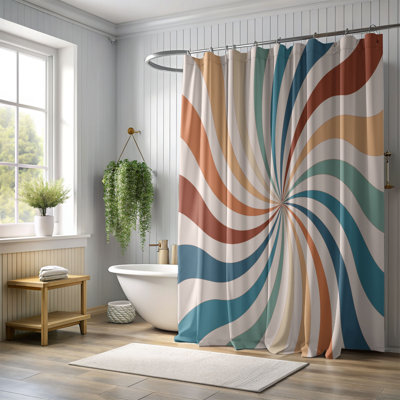 Mushroom Trail - 1 Piece Standard Shower Curtain
