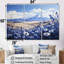 «Mountain Cornflowers Field Charm», ensemble d'art mural sur toile-107752871-107752873