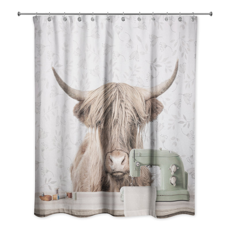 Rideau de douche Cow