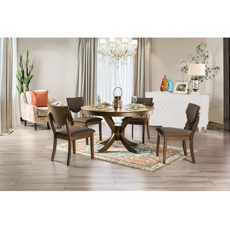 Flaviano 4 - Person Pedestal Dining Set
