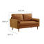 Causeuse en cuir Kellan-105770612-105770613-105770617