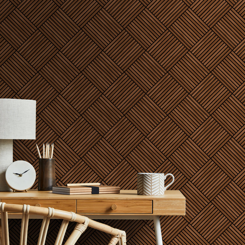 Diamond Slat Small, Walnut