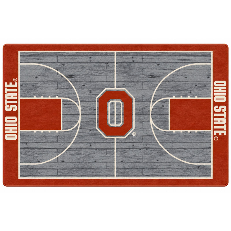 Ohio State Home Court, 5'4"x7'8" Rectangle