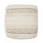 Petit repose-pieds carré en coton Mcginty, beige-1887274182