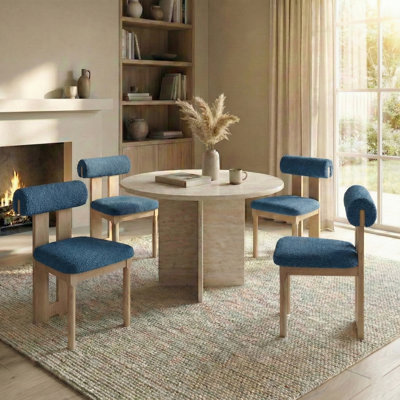 Chaise en bois massif Abentego