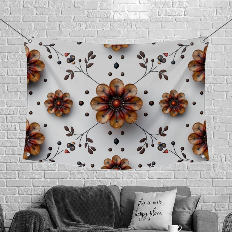 Tapisserie en microfibre, H 68 po x l 80 po
