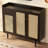 Modern Black Solid wood Shoe Storage