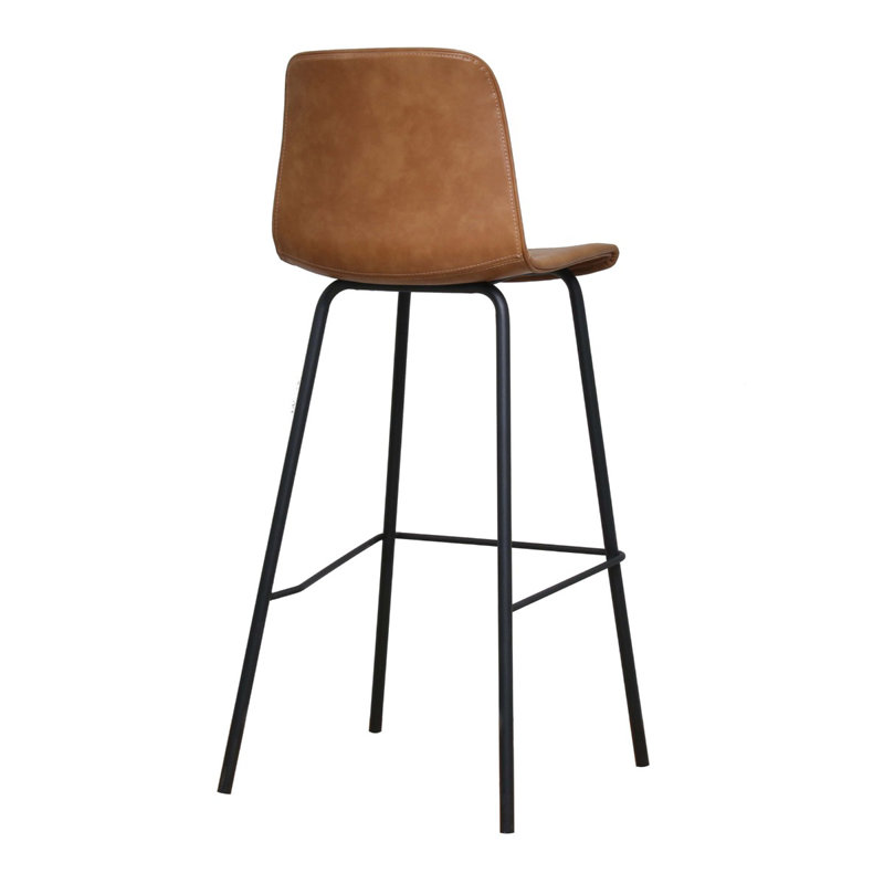 Tabouret de bar et de comptoir Merrik, Tanné, Très grand (siège d'une hauteur de 37,5 po)