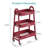 3-Tier Rolling Utility Cart with Locking Wheels, Metal Storage Organizer-126410290