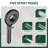 2-in-1 Dual Shower Head, 5-Spray Detachable Round Handheld Shower Head-119513039
