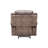 Zubaida Two Tone Chocolate Velvet Glider Recliner-2107159508