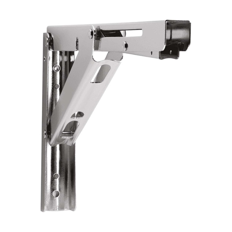 Support pliable Sugatsune en acier inoxydable 304 - EB-317/EP, fini électropolie, H 6,73 po x l 1,42 po x P 12,48 po