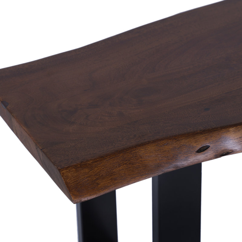 Banc en bois massif Towle, H 18 po x l 78 po x P 16 po