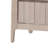 Vasu Nightstand, 2 Drawers, White Wash Solid Rubberwood, 21 Inch