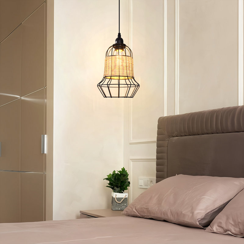 1 - Light Natural Chandelier Pendant