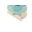 Wool Floral Area Rug in Teal/Cream/Black-63011428