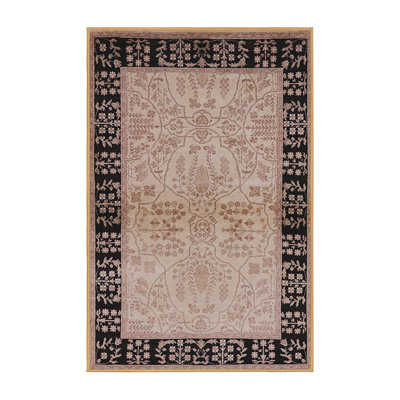 Tapis beige / noir Skaghi