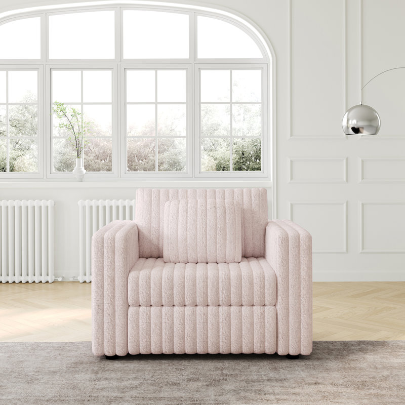 Canapé modulaire confortable et élégant pour la chambre à coucher et le salon, Light Pink