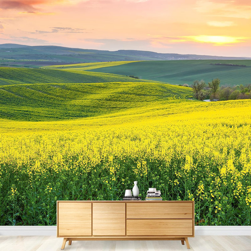 Floral Peel & Stick Vinyl, 66" L x 96" W