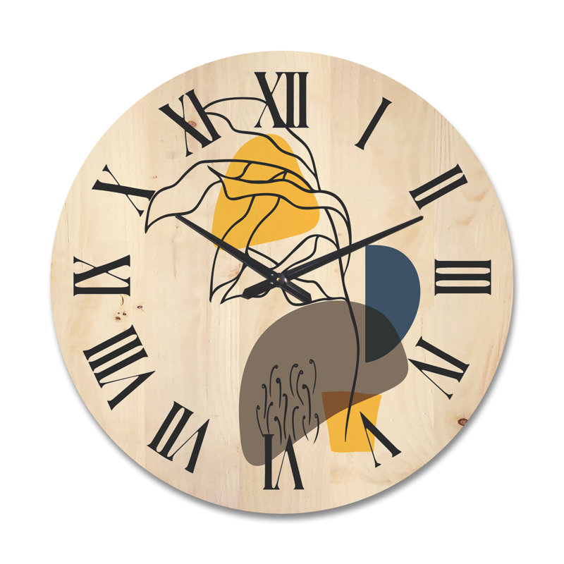 Horloge murale abstraite V, Grand