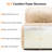 L-Shaped Boneless Sofa,Soft Fluffy Plush Fabric,With 32D High Density Sponge,No Assembly Required,Ergonomic Design Bottom Anti-Slip Design,Fits Living Room-1675088668