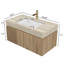 Meuble-lavabo mural 36 po avec comptoir en pierre frittée et lavabo en céramique, armoire de rangement avec 1 tiroir et porte à fermeture en douceur-522743875-522743874-522743872