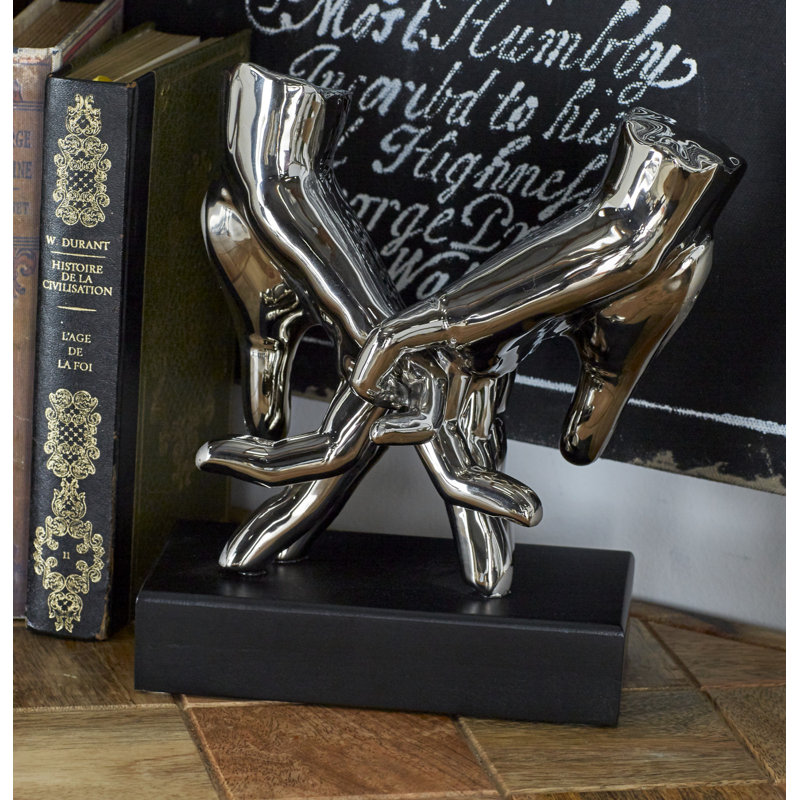 Sculpture en argent polystone