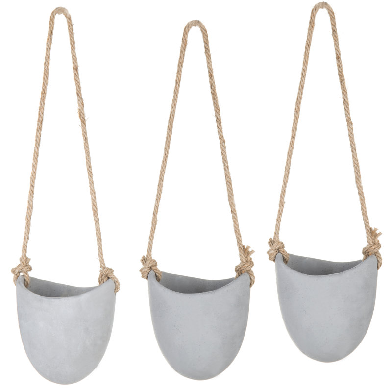 Hanging Planter, Grey