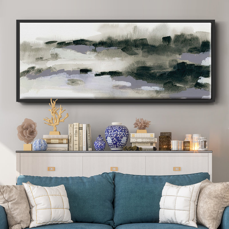 Abstract  March VI- Framed Canvas