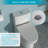Ceramic One Piece Toilet,Dual Flush With Soft Clsoing Seat