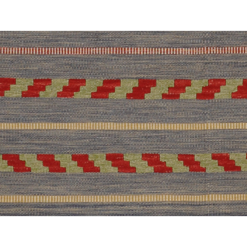 Striped Area Rug in Gray