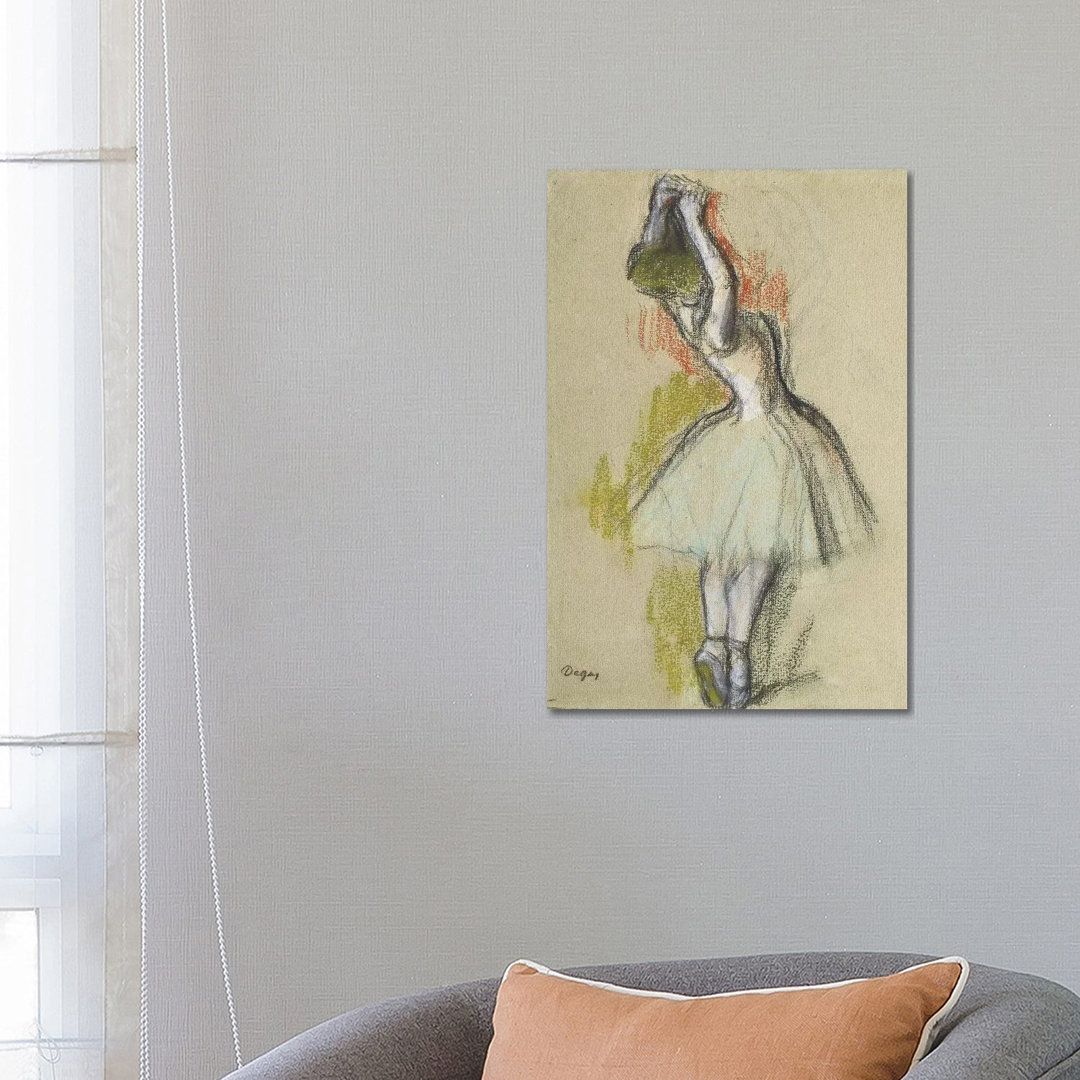 Danseuse Debout, C. 1885 by Edgar Degas - Wrapped Canvas Painting