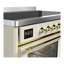 Majestic III Series 48 Inch Induction Range with 6 Induction Elements in Matte Graphite (Brass Trim)-1917753920-1917753929
