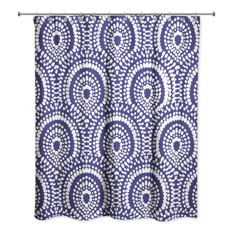 Rideau de douche Rubianas, Bleu marine
