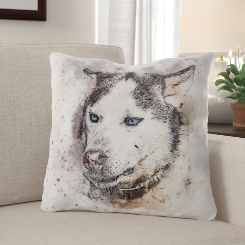 Coussin pour chien Mckeown, Microsuède, Intérieur