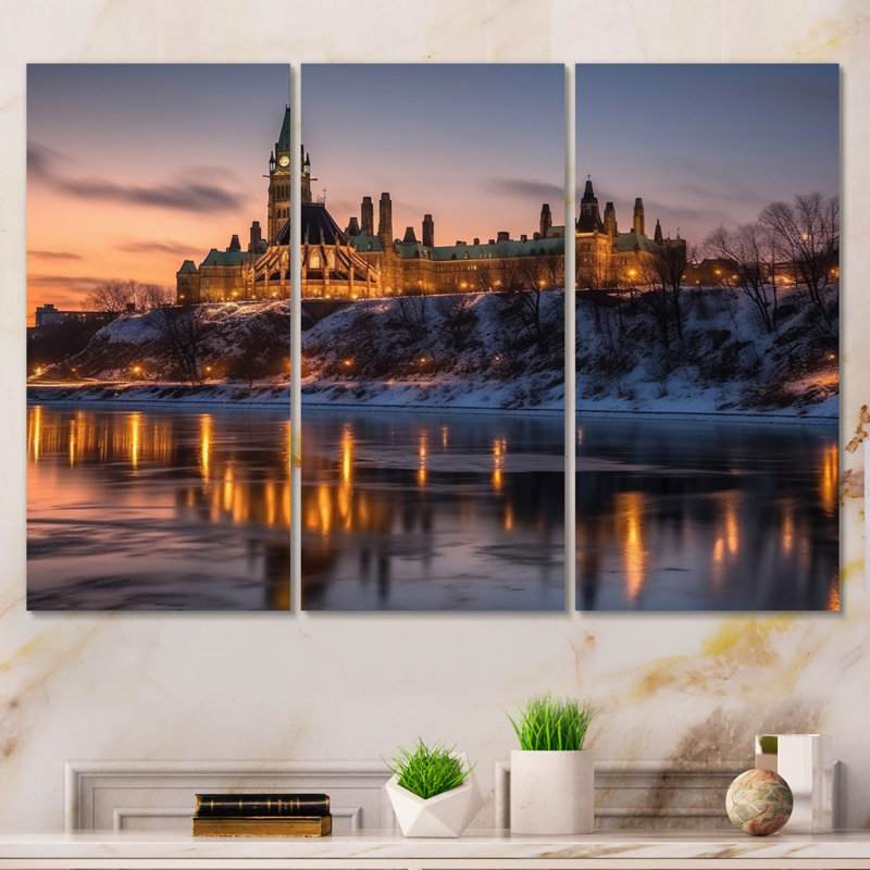 Louvre Masterpieces Cities & Countries Wall Decor on Metal