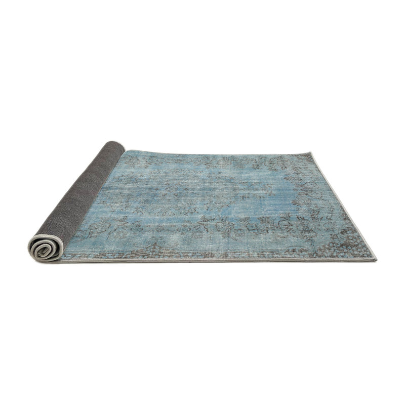 Tapis oriental bleu clair Kanagy, Rond 6 pi