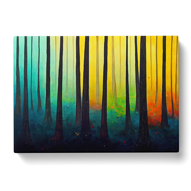 Colourful Forest In Spring Vol.2 - Wrapped Canvas, 50cm H x 76cm W x 3cm D