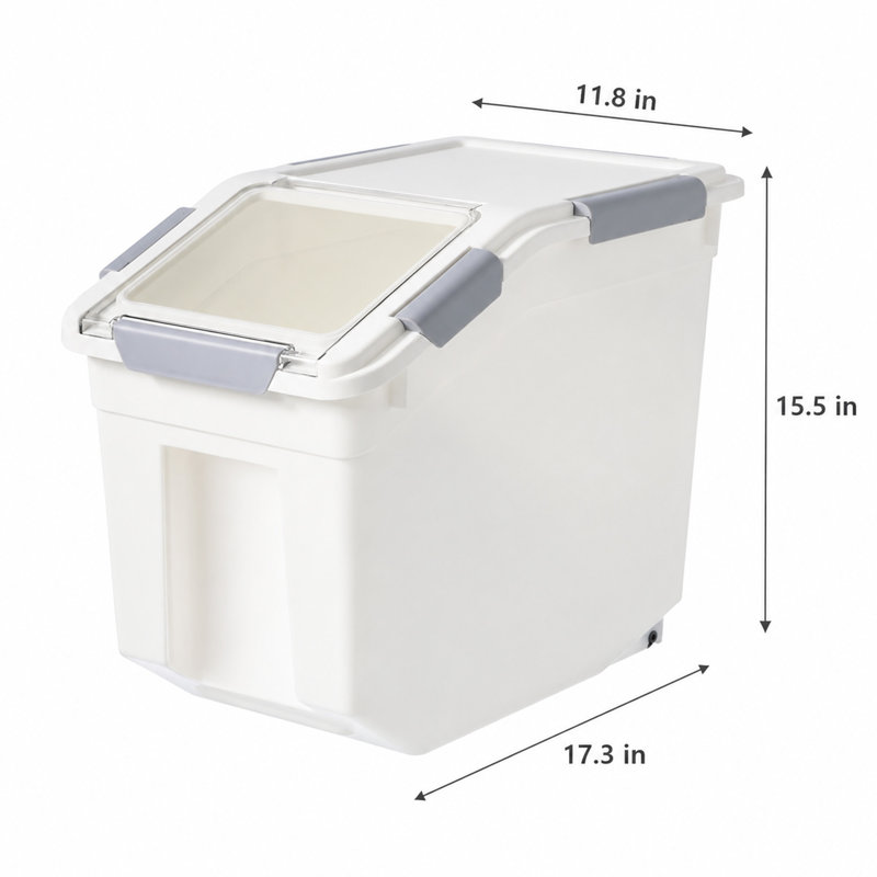 Paquet de 2 récipients de rangement pour aliments secs 30 lb