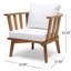 Chaise de patio avec coussins Cherri