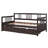 Twin Size Wooden Daybed with 2 Storage Drawers, Sofa Bed Frame for Bedroom or Living Room, Space-Saving Design,Espresso-118474827