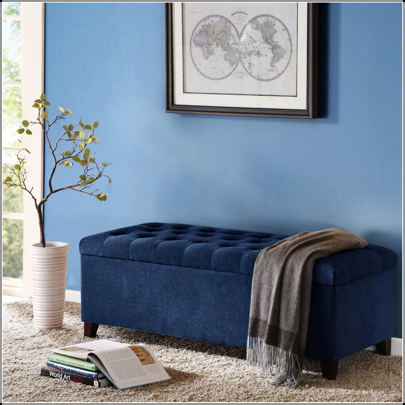 Tufted Top Soft Close Storage Bench