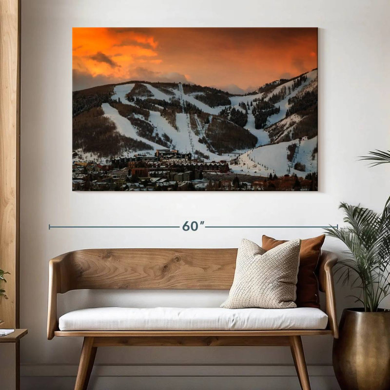 Nicci Park City Orange Sunset, 34" H x 51" W