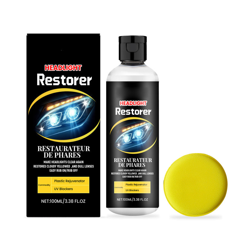Night Light 100ml Car Headlights Maintenance Liquid Lamp Oxidation Cleaning Nursing Liquid