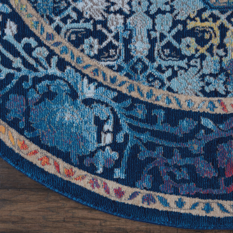 Oglethorpe Oriental Indoor Rug, Round 4'