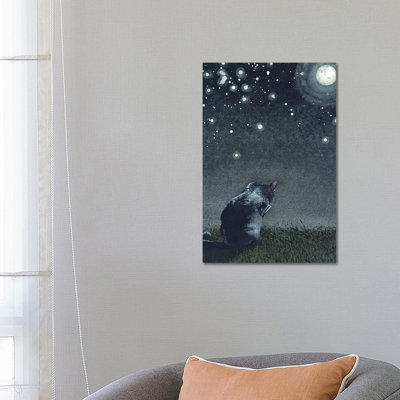 Moonbathing by Maggie Vandewalle - Wrapped Canvas Painting