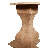 Anghelache Round Solid Wood Dining Table