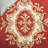 Stengel Aubusson Hand Tufted Wool/Cotton Floral Rug in Ivory/Rust-1755404703