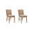 Upholstered Dining Chair with Full Back and Solid Wood Frame, 2-Pack-98547470-118657767