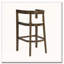 Tabouret de comptoir en bois d'hévéa-554900617